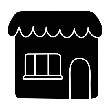 Mağaza mimarisinin sağlam bir tasarım simgesi