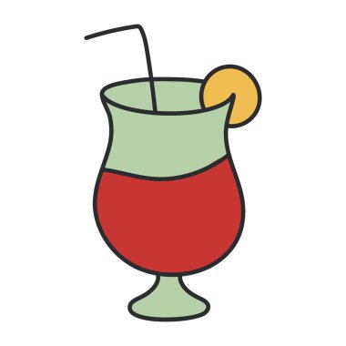 Lemonade icon, editable vector