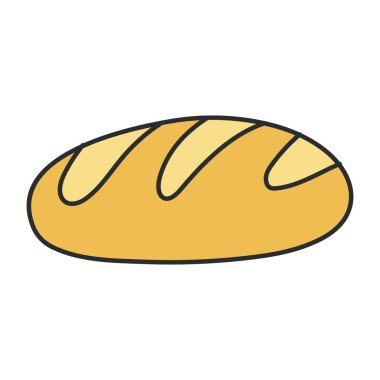 Trendy design icon of baguette 