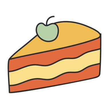 Pasta diliminin mükemmel tasarım simgesi.