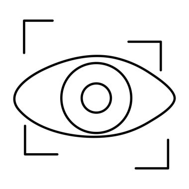 Göz taramasının mükemmel tasarım simgesi