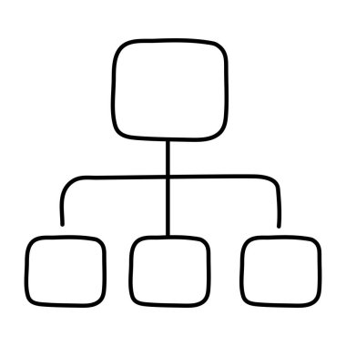 Akış grafiğinin yaratıcı tasarım simgesi