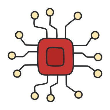 Bir çip tasarım simgesi