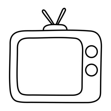 perfect design icon of television
