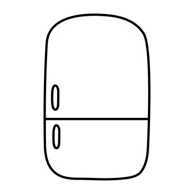 Buzdolabının güzel bir tasarım simgesi.