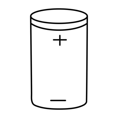 Modern pil tasarımı simgesi