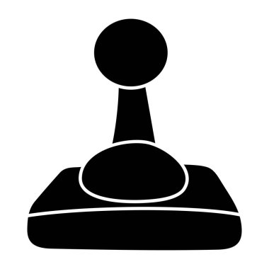 Katı bir joystick tasarım simgesi
