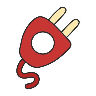 Fişin renkli tasarım simgesi