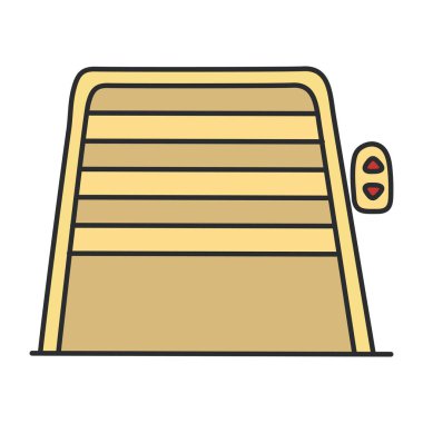 Yürüyen merdivenlerin güzel bir tasarım simgesi