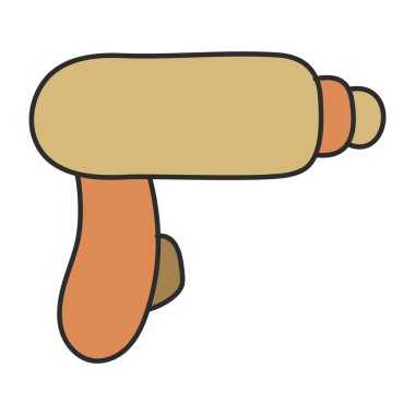 Saç kurutma makinesinin yaratıcı tasarım simgesi