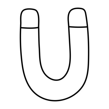 Mıknatısın düzenlenebilir tasarım simgesi 