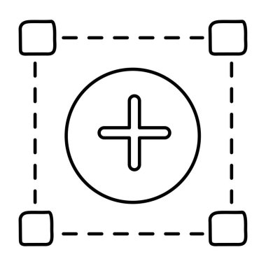      Modern style icon of transformation tool 