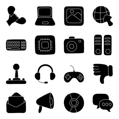 Aygıt Kümesi Solid Simgeleri