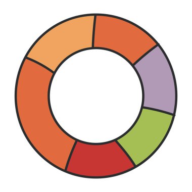 Unique design icon of color selection 