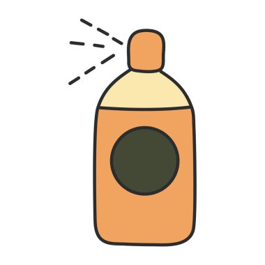 Sprey boyanın kavramsal düz tasarım simgesi 