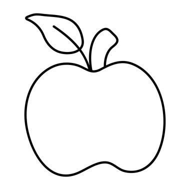 Elmanın güzel bir tasarım simgesi