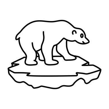 Kutup ayısının eşsiz tasarım simgesi.