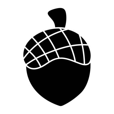 A beautiful design icon of acorn fruit 