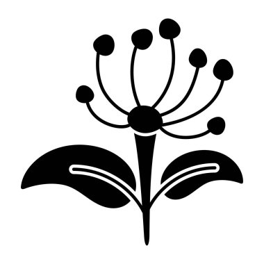 Çiçeğin güzel bir tasarım simgesi
