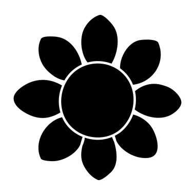 Çiçeğin güzel bir tasarım simgesi