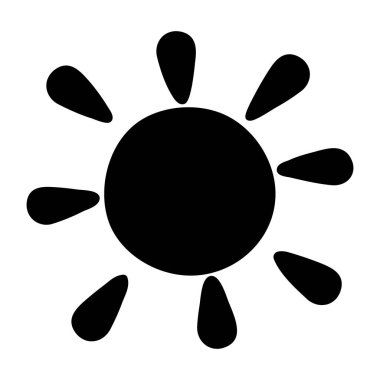 An icon design of sunlight 