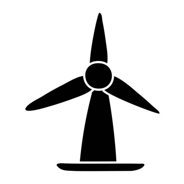 Yel değirmeni simgesi, düzenlenebilir vektör