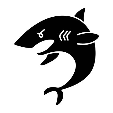 Köpekbalığının simge tasarımı