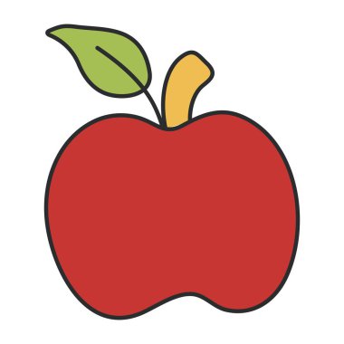 Elmanın güzel bir tasarım simgesi