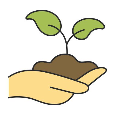 Vector design of growing plant