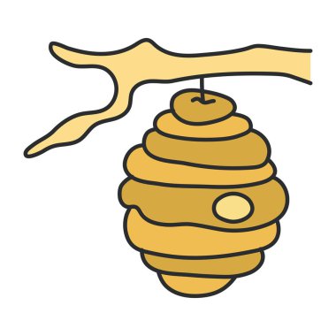 Arı kovanının moda tasarım simgesi 