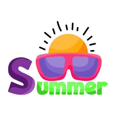 Premium güneş gözlüğü indirme etiketi 