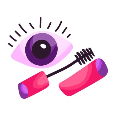 Güzel bir maskara tasarımı çıkartması.