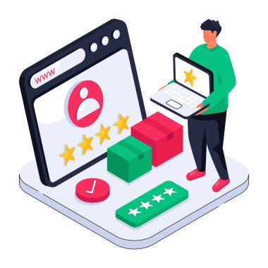 Müşteri değerlendirmelerinin premium tasarımı 