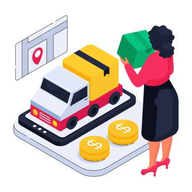 Kargo aracının mükemmel tasarımı