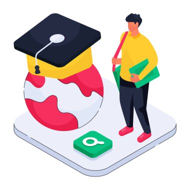 Küresel Eğitimin güzel bir tasarımı 