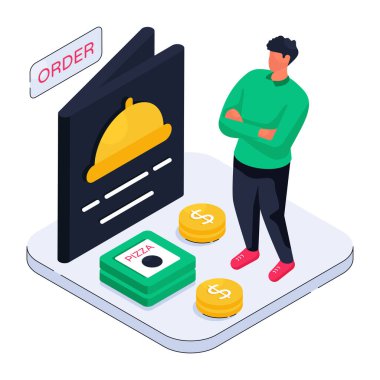 Gıda menüsünün mükemmel indirmesi