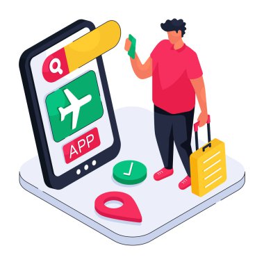 Mobil biletin eşsiz tasarımı 