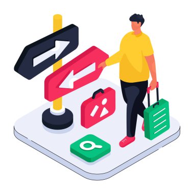 Roadboard 'un modern tasarım çizimi  