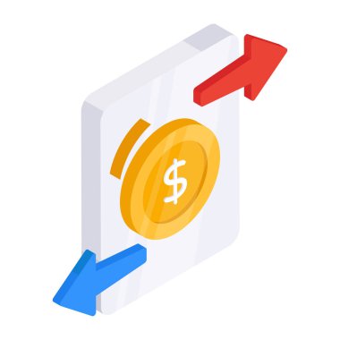 Para transferinin moda tasarım simgesi