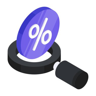 Arama indiriminin eşsiz bir tasarım simgesi 