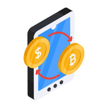 Döviz kurunun düzenlenebilir tasarım simgesi