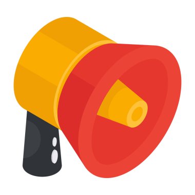 Megafonun modern tasarım simgesi