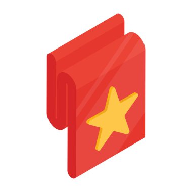 Favori dosyanın modern tasarım simgesi 