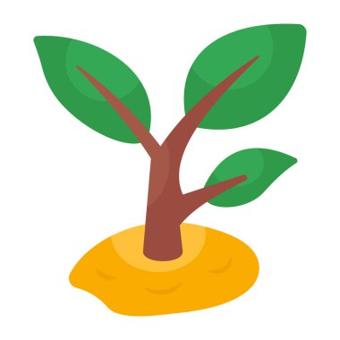 Vector design of growing plant