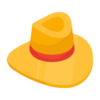 Eşsiz bir şapka tasarımı simgesi 