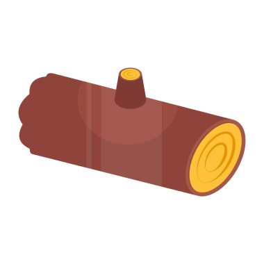 Ahşap kütüğün eşsiz tasarım simgesi