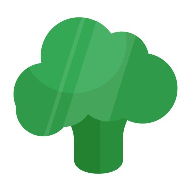 Brokolinin modaya uygun vektör tasarımı