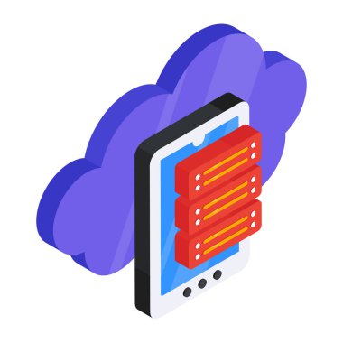 Bulut kesiminin simge tasarımı