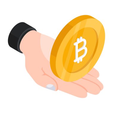 Bitcoin 'in bir simge tasarımı