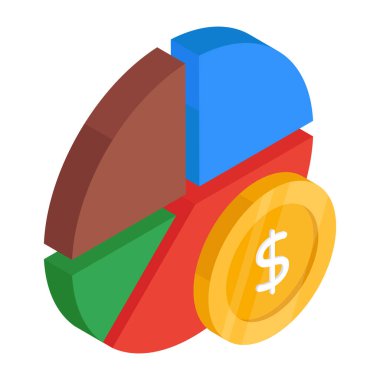 Perfect design icon of pie chart